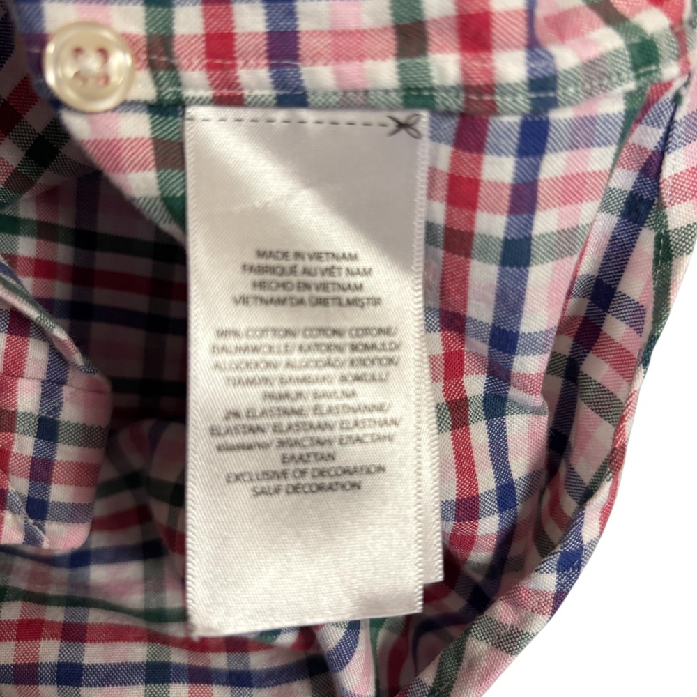 Ralph Lauren Plaid Slim Fit Button Down Sz XL preppy old money designer - Picture 7 of 9